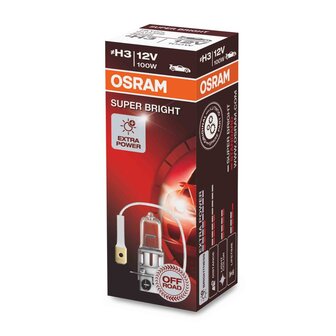 Osram H3 Halogeenlamp 12V 100W PKY22s Super Bright Premium