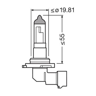 Osram Halogen Birne H10 Original Line 12V 42W PY20d