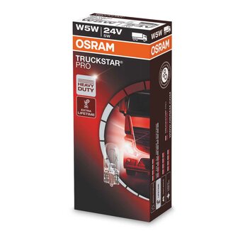 Osram W5W Gl&uuml;hbirne 24V 5W W2.1x9.5d Truckstar Pro 10 St&uuml;ck