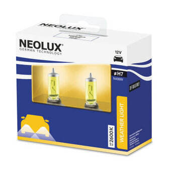 Neolux H7 Halogen Birne Gelb 12V 55W PX26d 2 St&uuml;ck