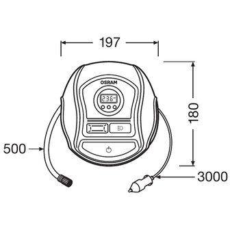 Osram TYREinflate 450 Reifenf&uuml;ller