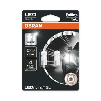 Osram W5W LED Retrofit Wei&szlig; W2.1x9.5d 2 St&uuml;ck | OFF-ROAD ONLY