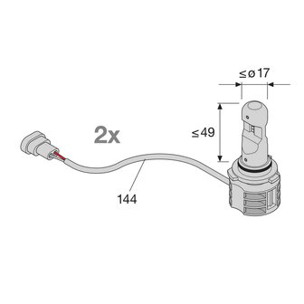 Osram HB4 LED Hauptscheinwerfer Satz 12/24 volt | OFF-ROAD ONLY