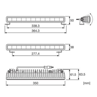 Osram LED Lightbar Slim SX300-SP 35CM