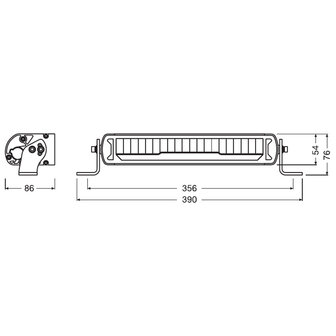 Osram LED Lightbar + Tagfahrlicht MX-250CB 31CM