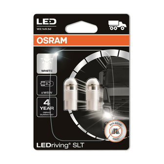 Osram 24V W5W LED Retrofit Wei&szlig; W2.1x9.5d 2 St&uuml;ck | OFF-ROAD ONLY