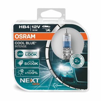 Osram HB4 12V 51W P22d Cool Blue Intense (NEXT GEN) 2 St&uuml;ck