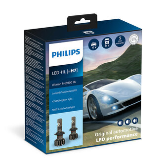 Philips H7 LED Hauptscheinwerfer 12/24V 18W 2 St&uuml;ck