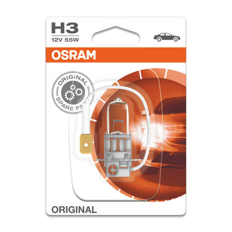 Halogen H3 12V 55W PK22s Osram Original - Vehiclelamps.de