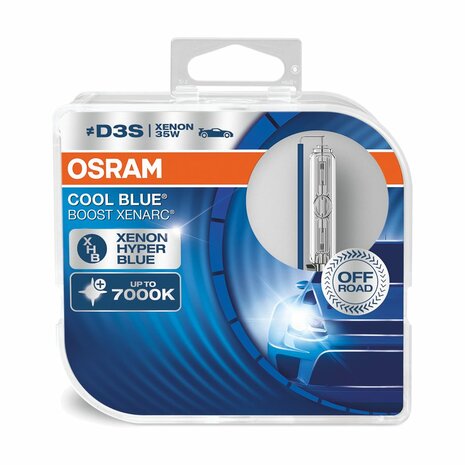 Osram D3S Xenonlampe 35W Cool Blue Boost PK32d-5 Duobox