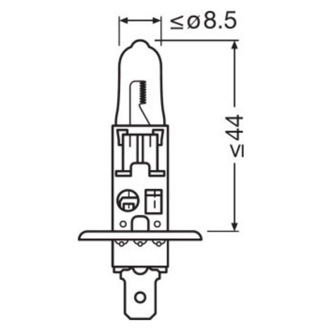 Osram H1 Halogen Birne 12V 55W P14.5s Night Breaker Laser