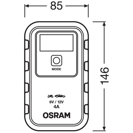 Osram BATTERY Charge 904 Acculader