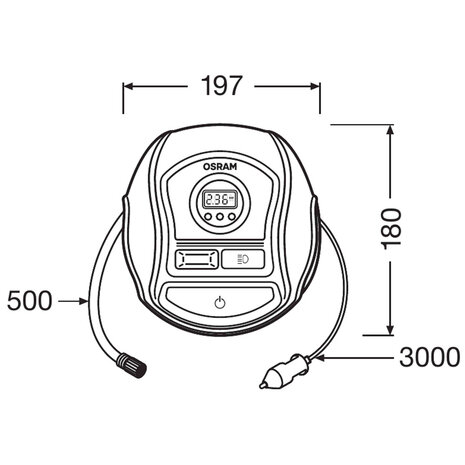 Osram TYREinflate 450 Bandenpomp