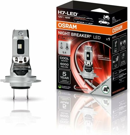 Osram Night Breaker LED H7 Speed 450 Street Legal | +450%